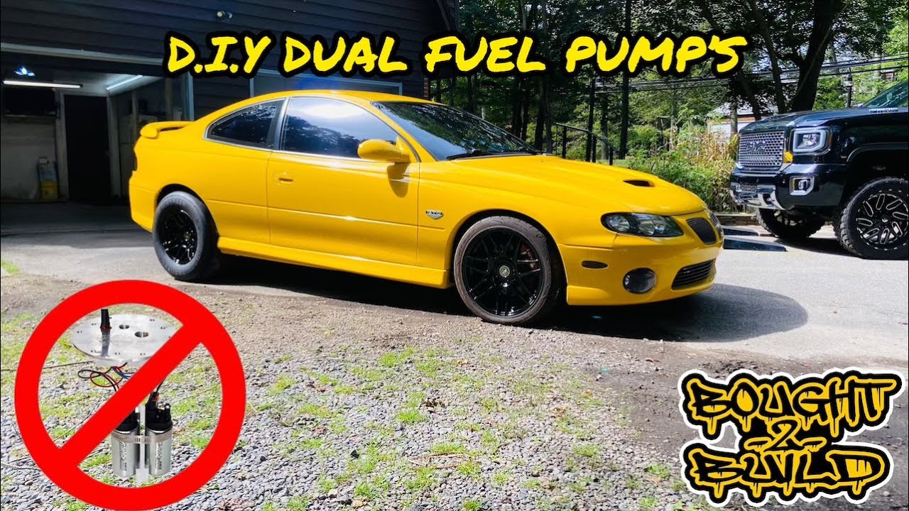 D.I.Y DUAL FUEL PUMP SETUP (GTO fuel system pt5)