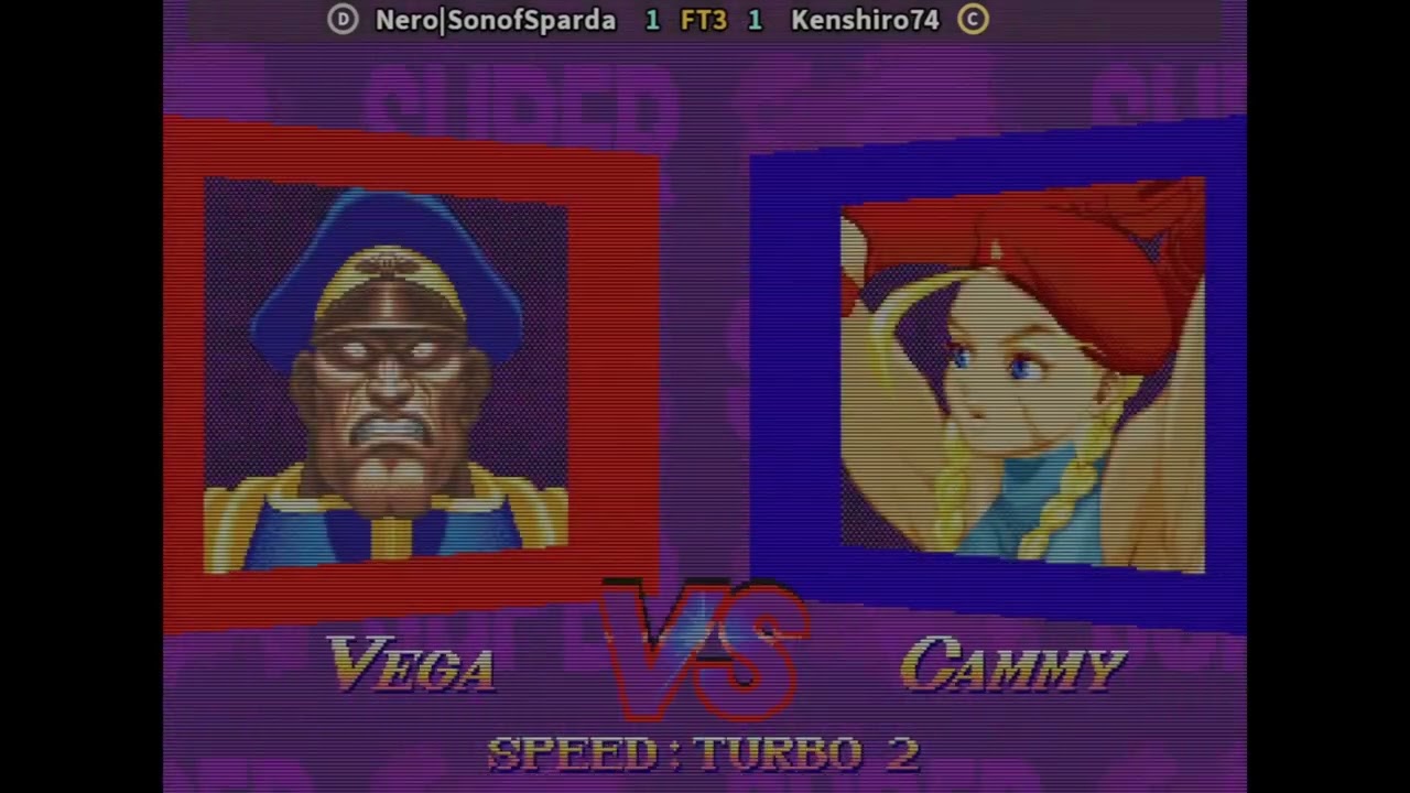 Fightcade Super Turbo - Dictator VS Cammy