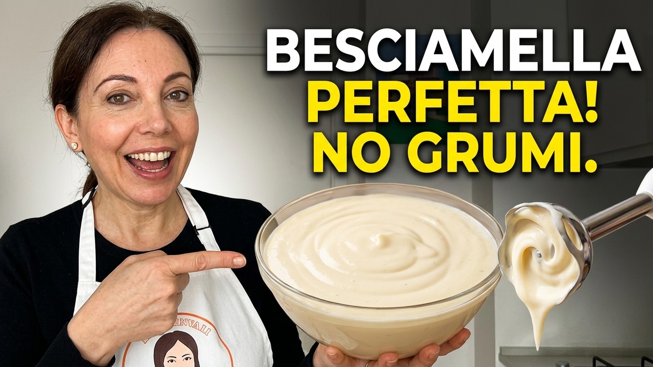 BESCIAMELLA fatta in casa: ricetta classica e 3 varianti