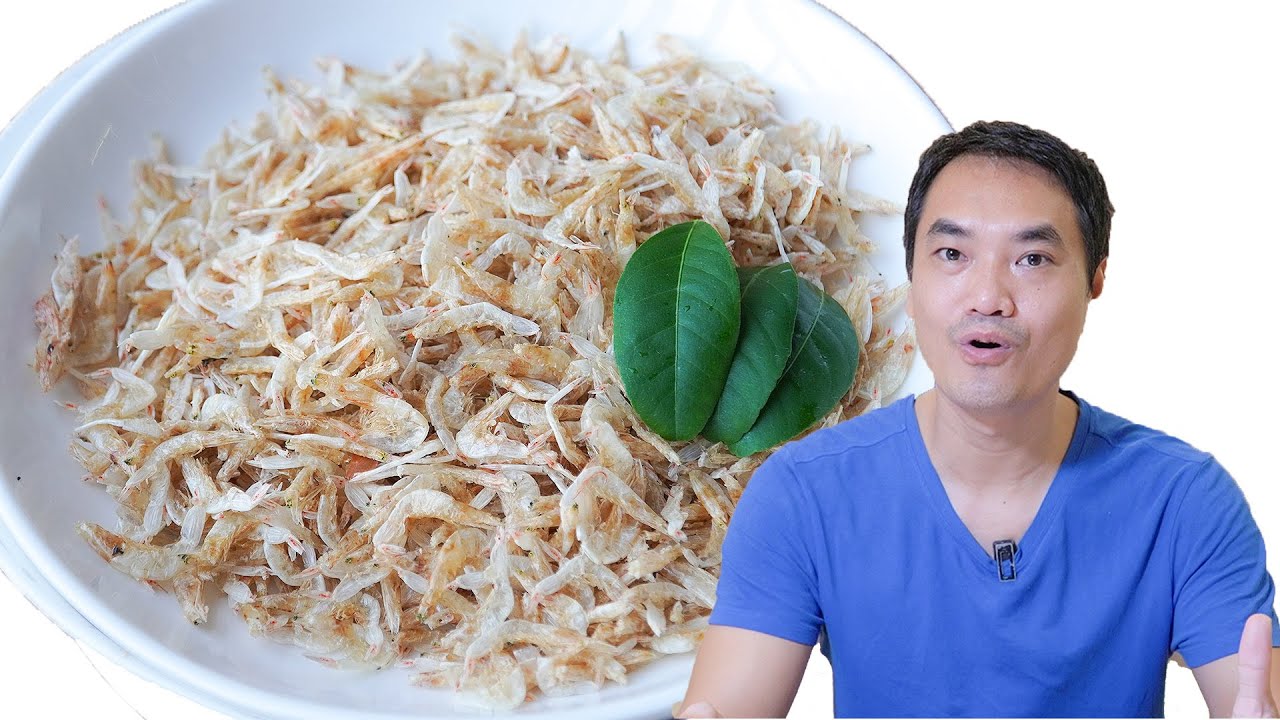 Tép khô rang lá chanh giòn ngọt ăn mãi không chán #hnp