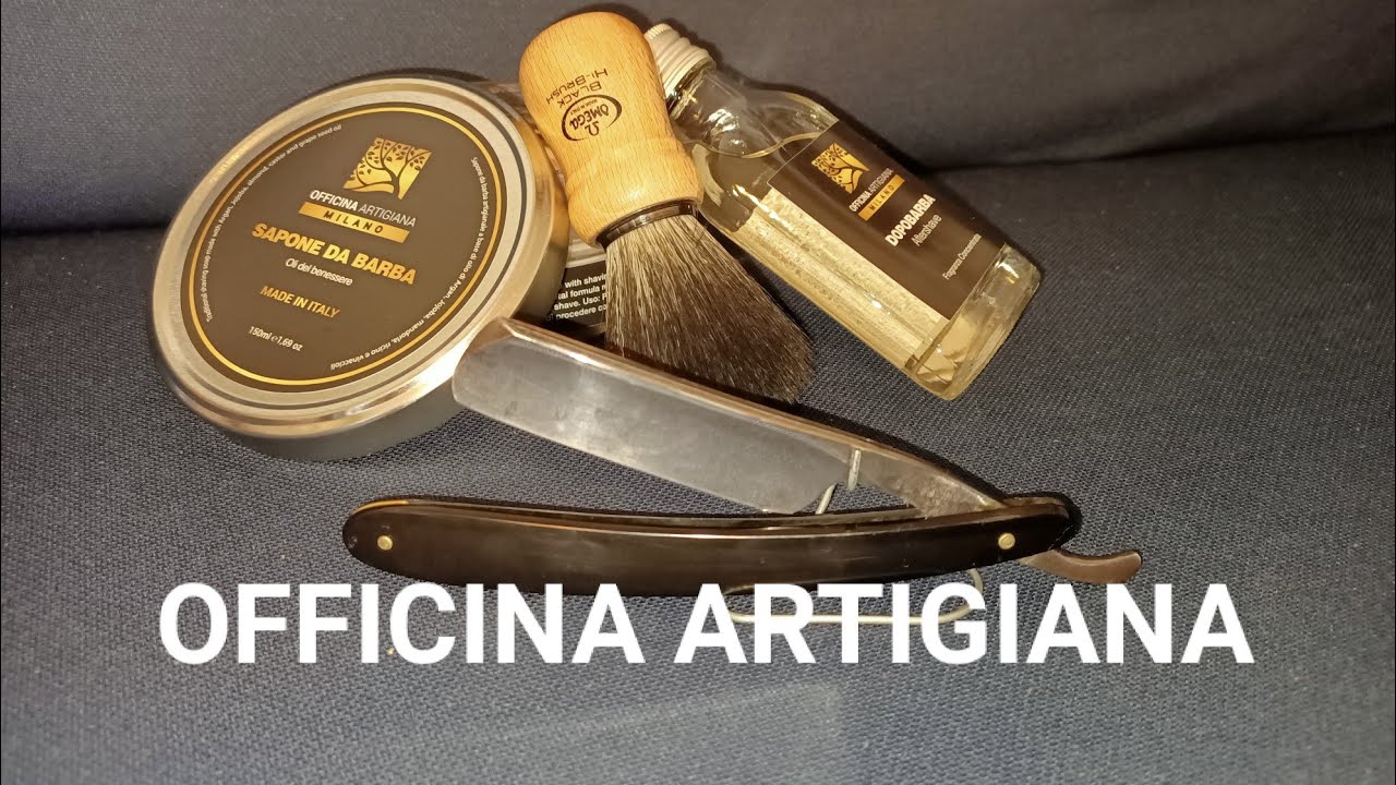 officina artigiana set da barba.... rasatura tradizionale a mano libera vintage