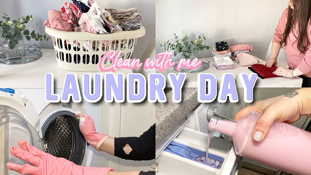 CLEAN WITH ME LAUNDRY DAY | EXTREME LAUNDRY MOTIVATION 2023 #springcleaning #cleanwithmeuk