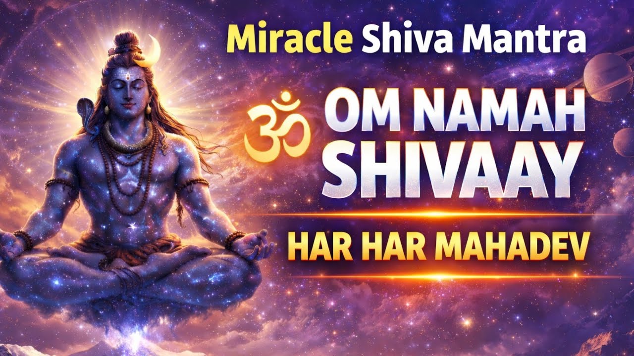 Miracle Shiva Mantra | Om Namah Shivaay | Remove Negativity & Attract Divine Power | Divya Shruti