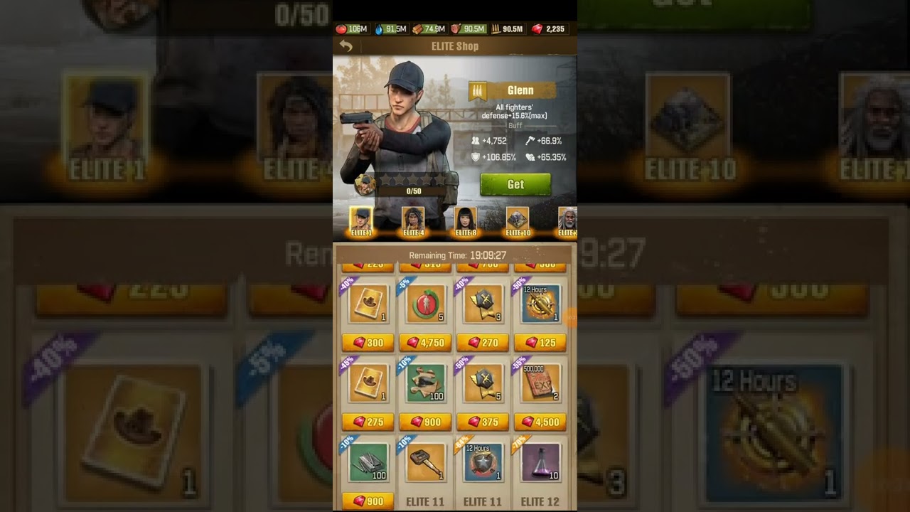 Lone trader shopping TWD Survivors