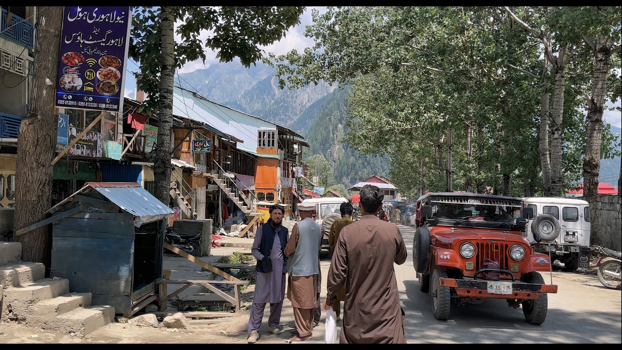 [4K] 🇵🇰 Arang Kel, Pakistan: First-Ever Rural Kashmir Walk