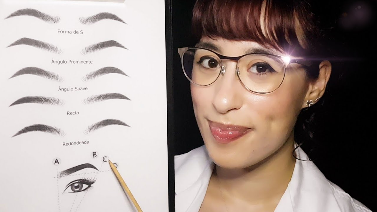Microblading de cejas Salón de Belleza · ASMR Roleplay en Español · Atención personal · Blanca ASMR