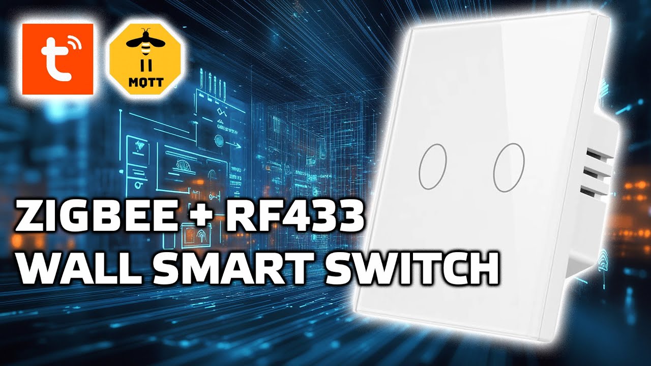 Zigbee / RF433 выключатель для Tuya Smart, с радио повторителем, легкая и быстрая установка