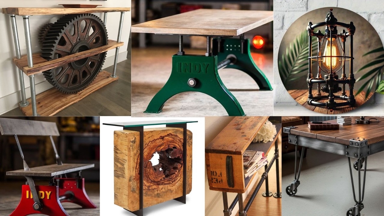 Потрясающие идеи функционального искусства из переработанной, отреставрированной и повторно испол...