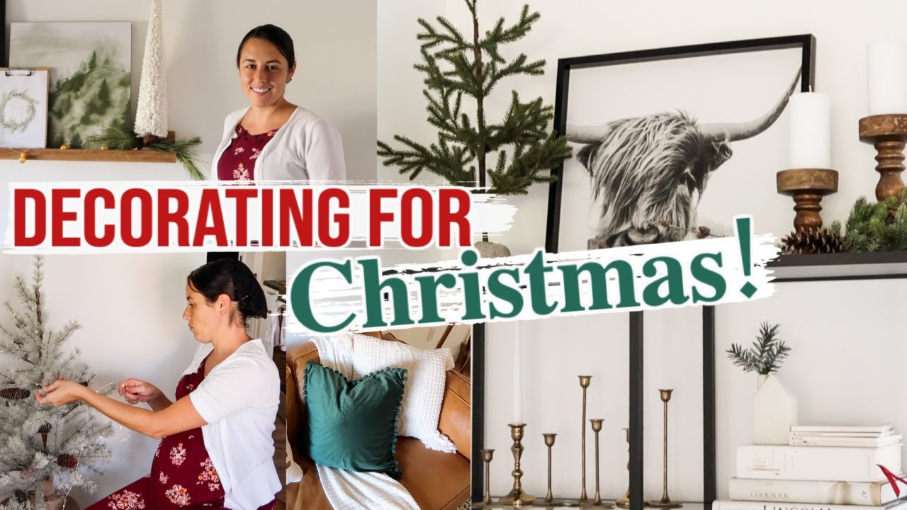 CHRISTMAS CLEAN AND DECORATE WITH ME 2019 | DECORATING FOR CHRISTMAS !