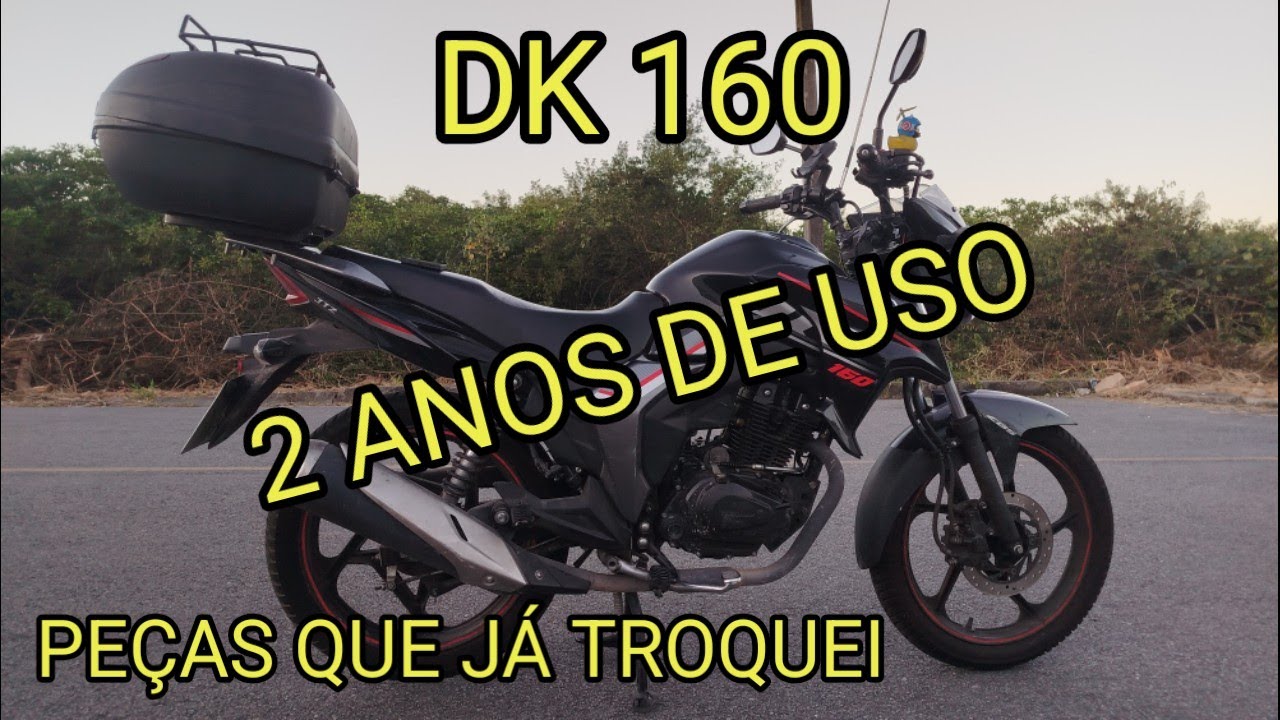 DK 160 - TODAS AS PEÇAS QUE JÁ TROQUEI EM 2 ANOS DE USO #moto #dk160 #haojue #manutenção 