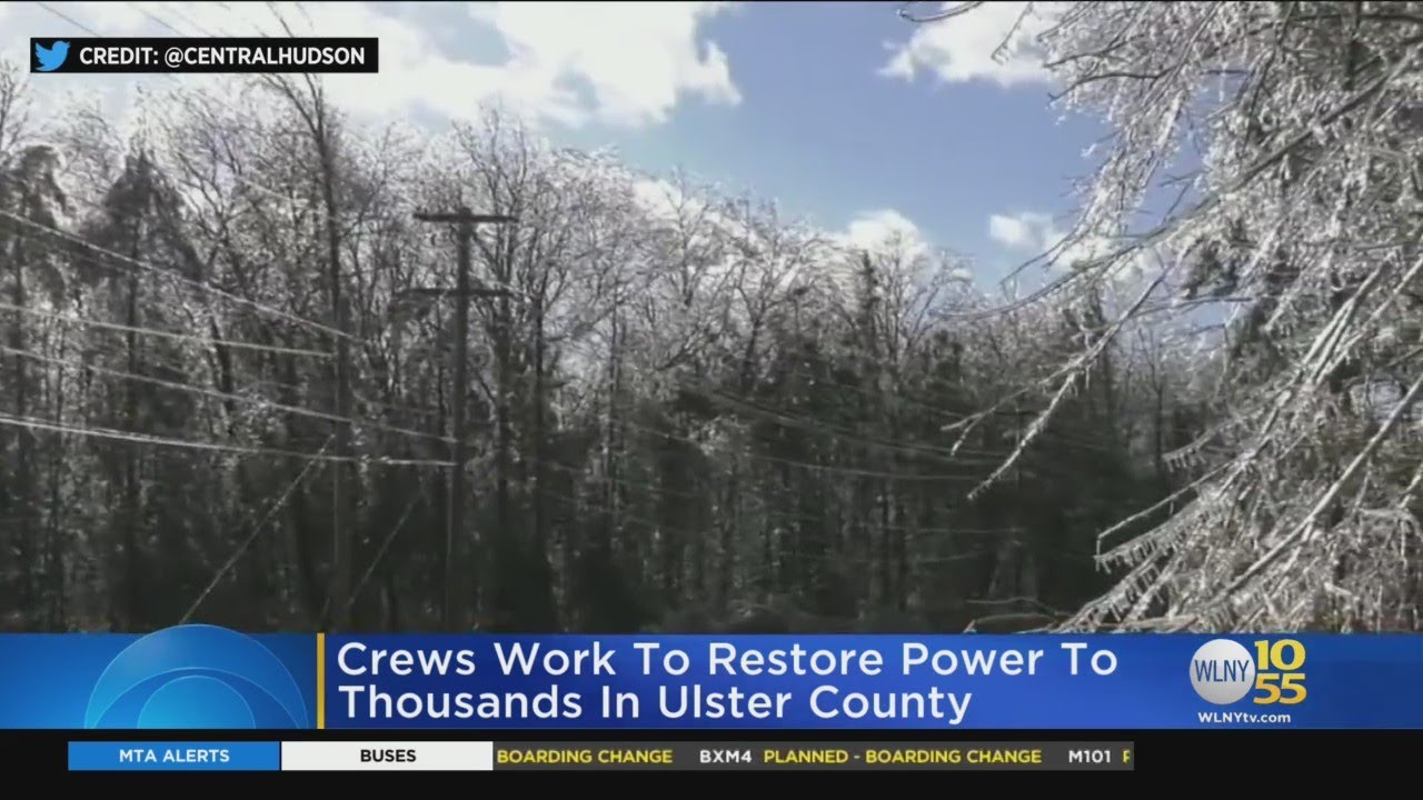 Crews Work To Restore Power To Thousands In Ulster County
