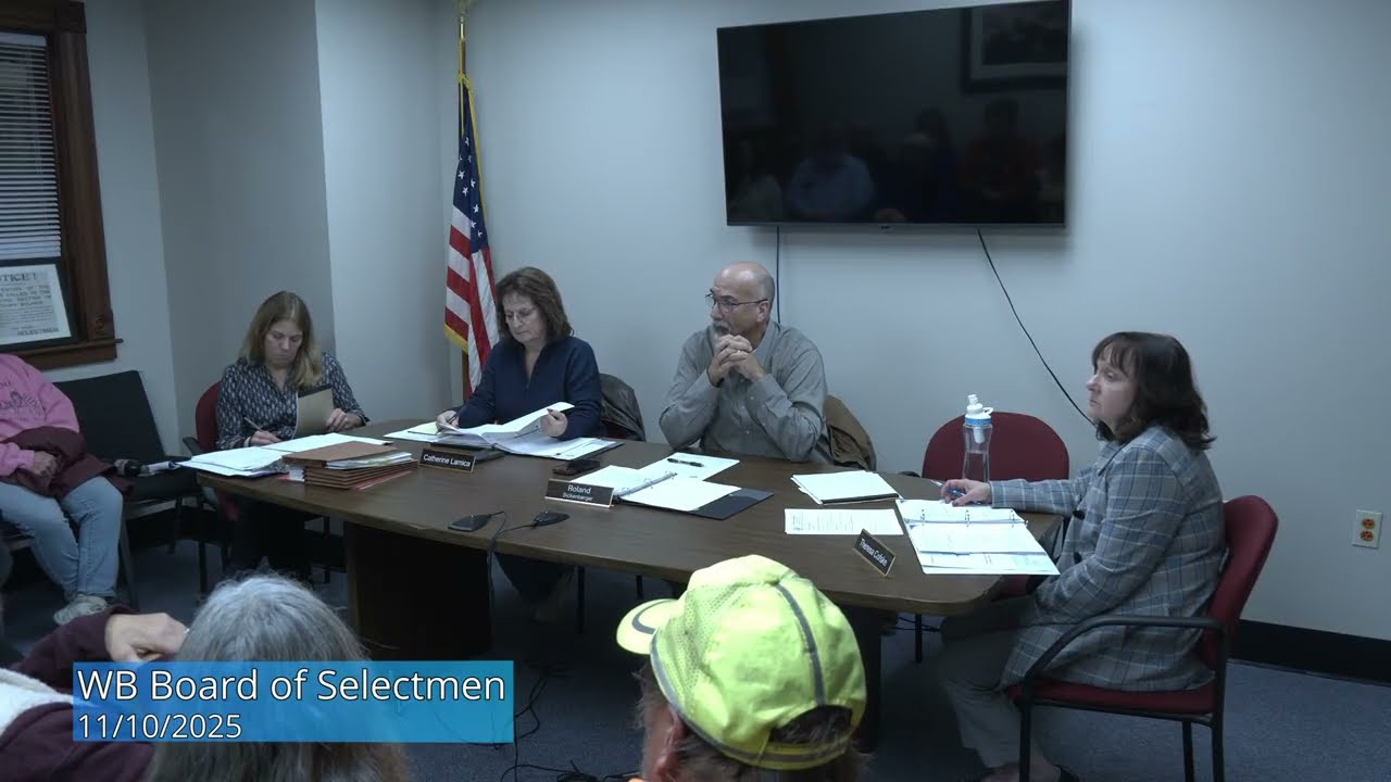 11/10/2025 - West Brookfield Board of Selectmen