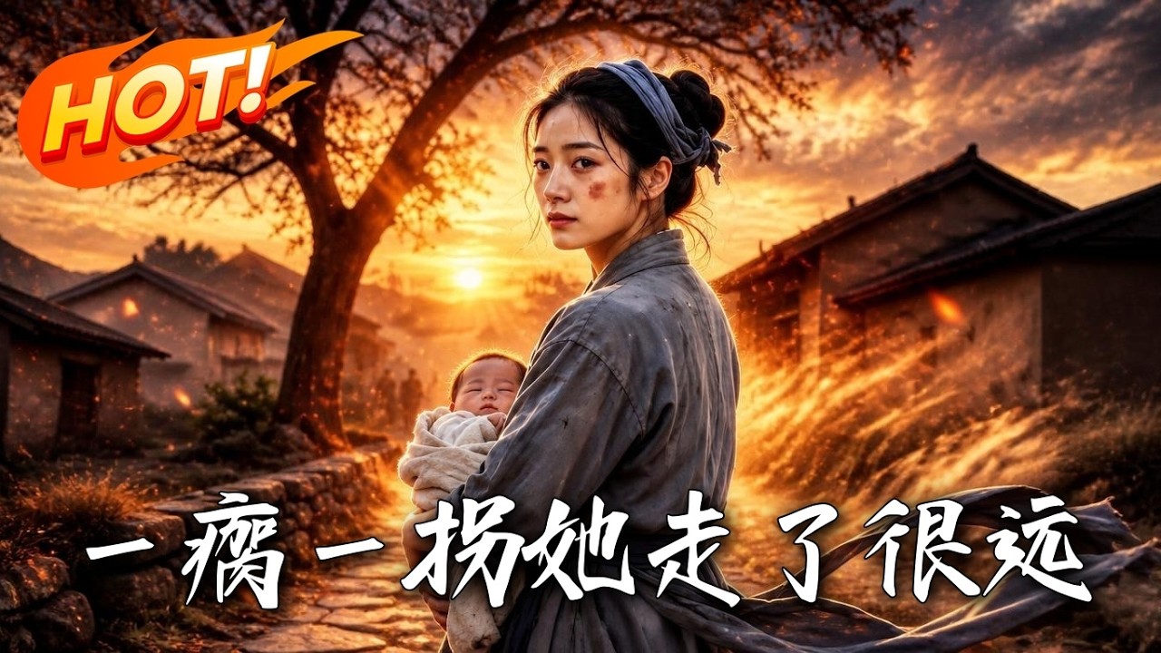 🔥残疾弃妇带崽遭赶出门，绝境反击逆袭富商！她如何一路逆袭打脸！《一瘸一拐，她走了很远》#盛世短剧#短剧#AI短剧#逆袭#漫剧#玄幻#修仙#搞笑#甜宠