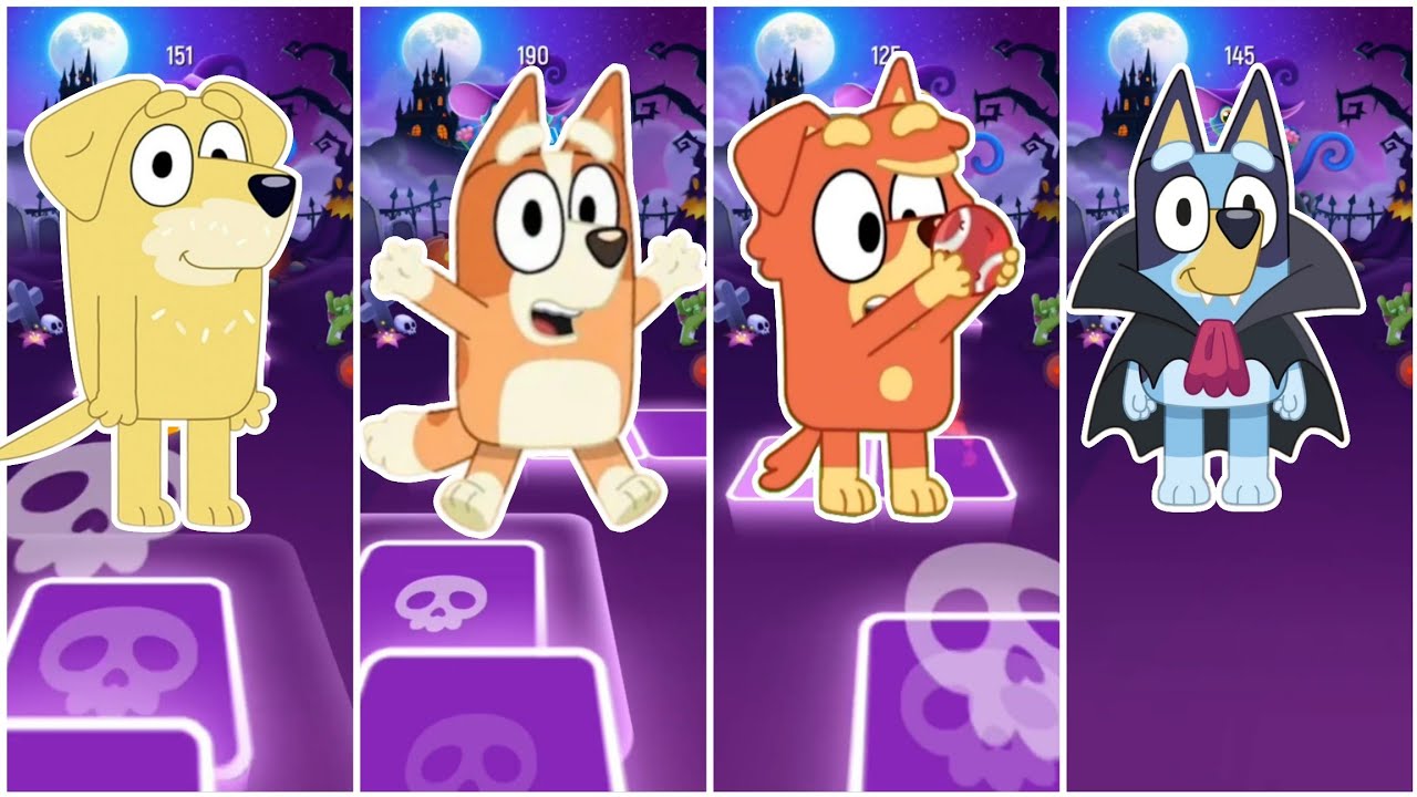 BLUEY BINGO-MINISODES FREINDS 🆚 BLUEY MAGIC 🆚BLUET FUNNY MoMENts 🎼🎼tiles hope