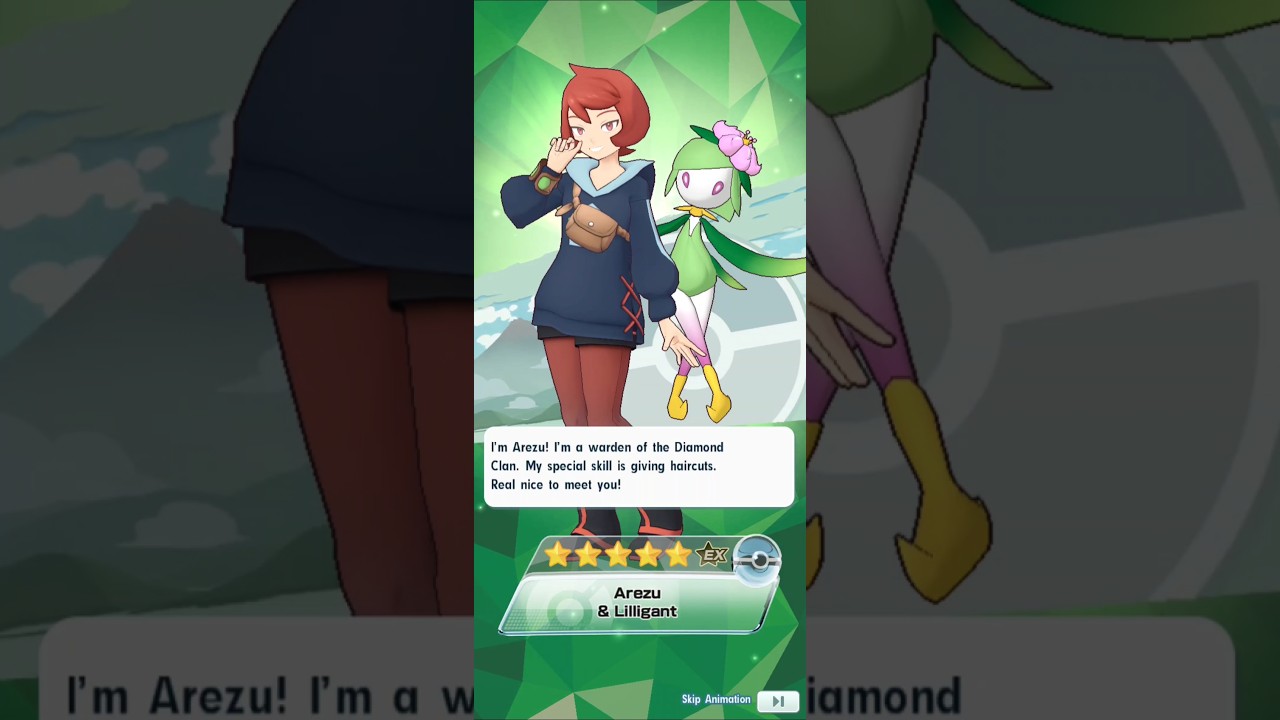 Arezu & Lilligant Pull #pokemonmasters #arezu #lilligant #pokemon #hisui