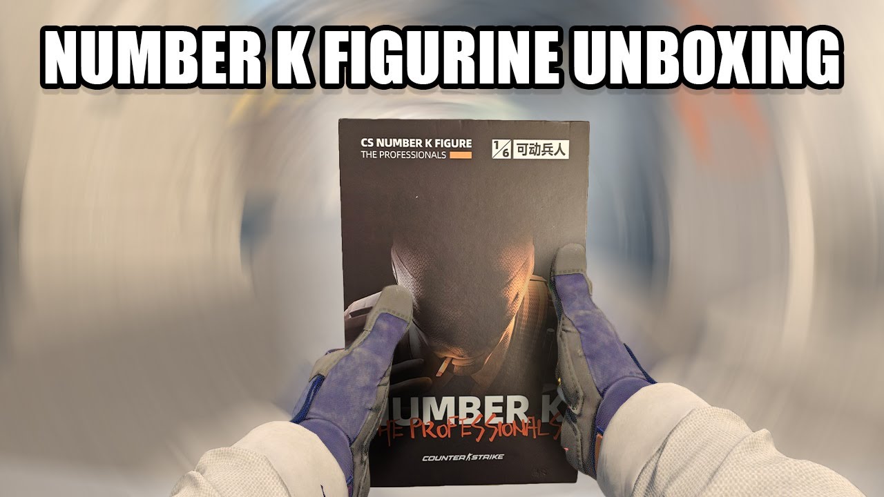 COUNTER-STRIKE 2 NUMBER K FIGURE UNBOXING