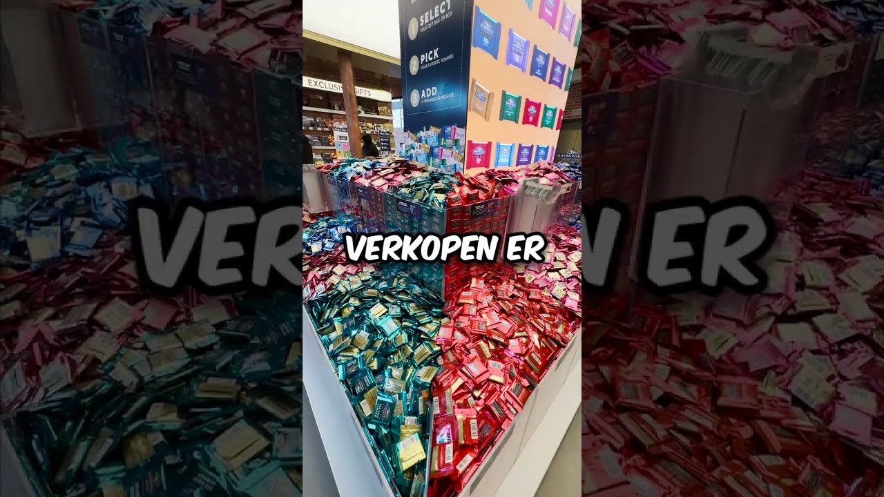 Een Amerikaans plein vol chocolade!😍 #shorts