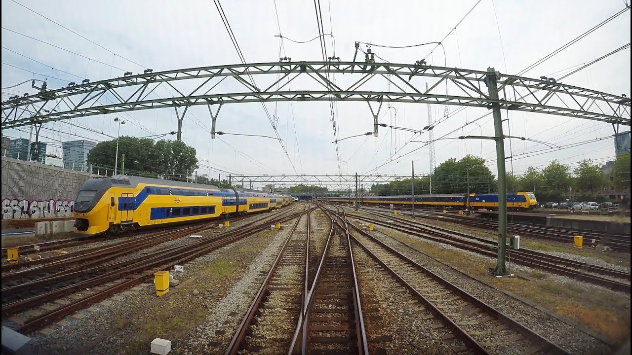 Train Cab Ride NL / Den Haag – Schiphol Airport – Amsterdam / SLT Sprinter / July 2017