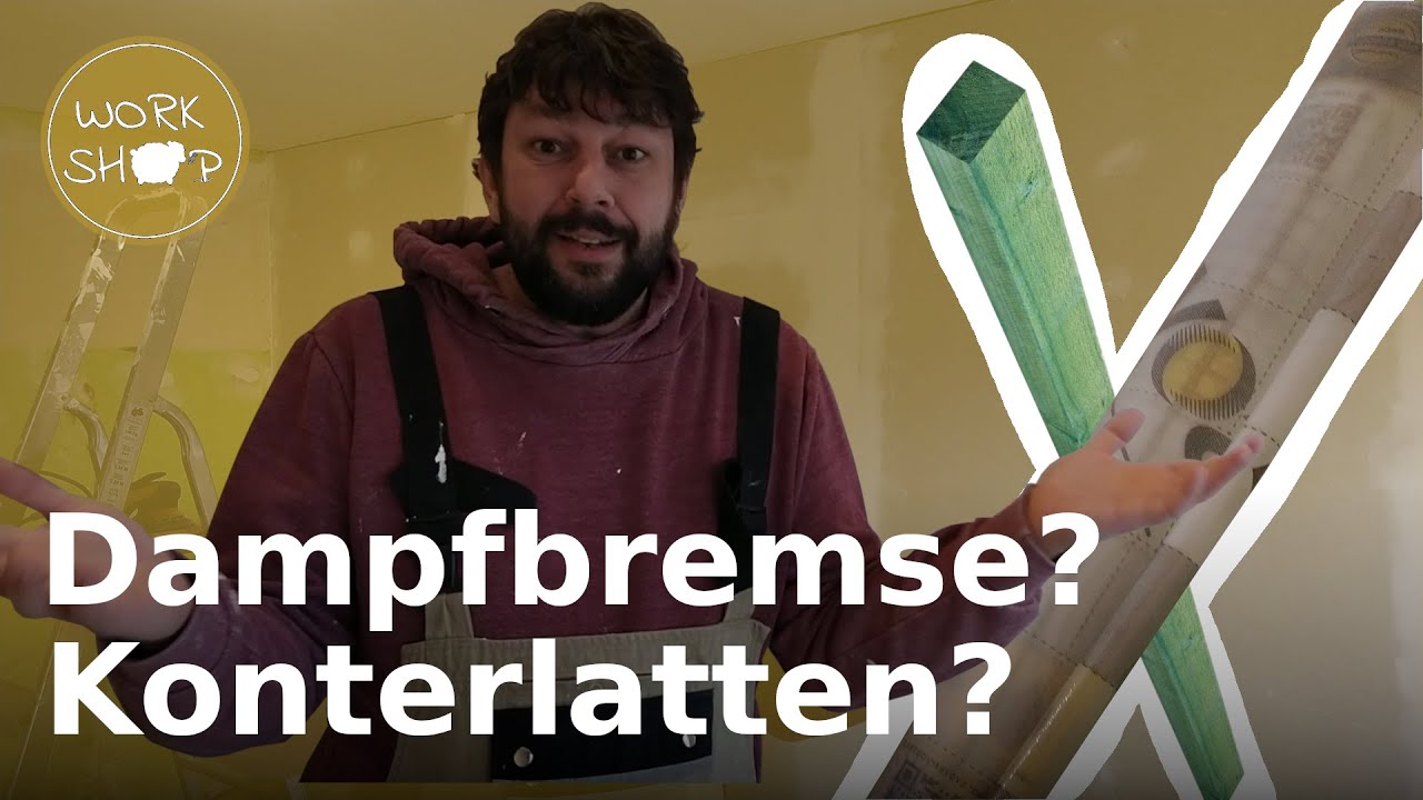 Dampfbremsfolie mit oder ohne Konterlattung? Notwendig bei Innendämmung einer Außenwand?