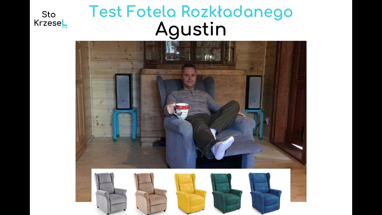 Test fotela Uszaka - rozkładany Agustin