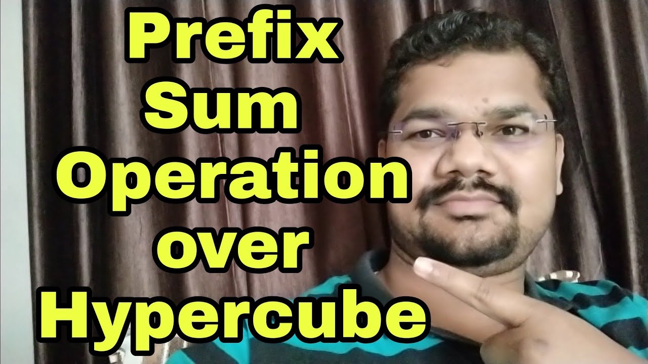 Prefix Sum Operation | All Reduce and Prefix Sum Operation over Hypercube