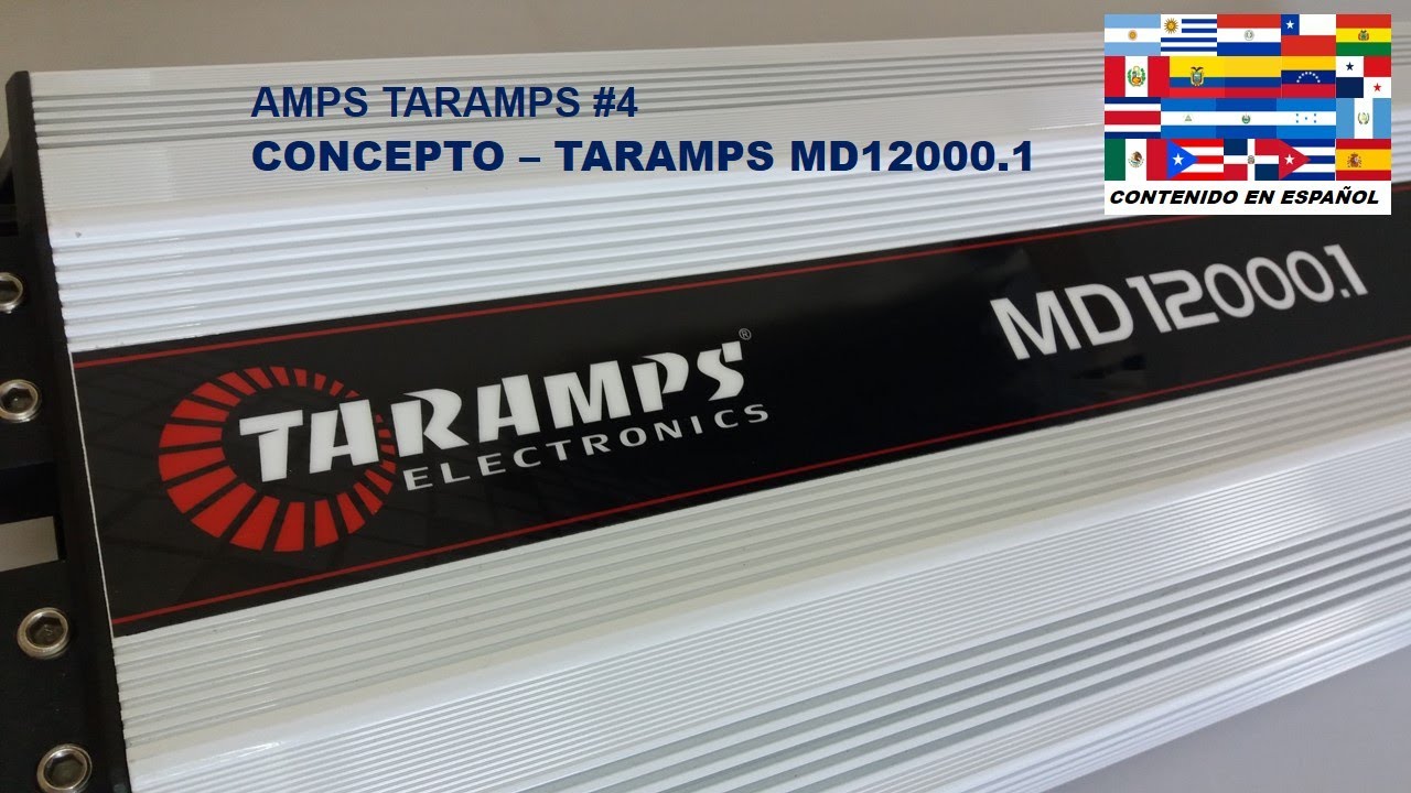 AMPS TARAMPS #4 - USOS Y CONCEPTO - AMPLIFICADOR MD12000.1
