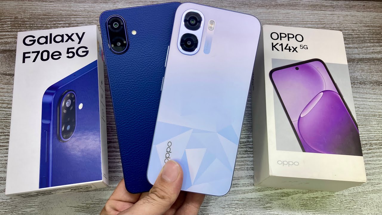 Samsung F70e 5g vs Oppo K14x 5g - Best Konsa ? | Best Camera 📸 | Gaming Processor 🎮| Flipkart Sale 🔥