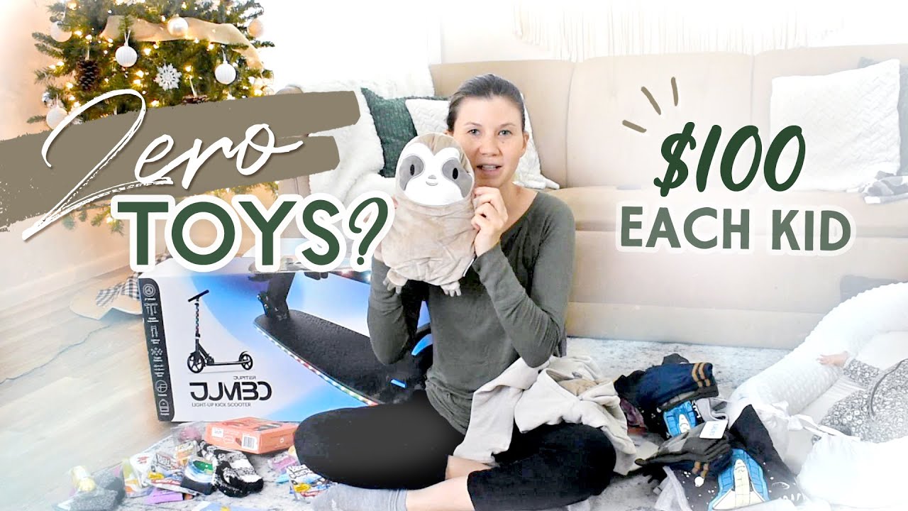 Minimalist What I Got my Kids for Christmas | Non Toy gift Ideas (4, 7 year old boys)