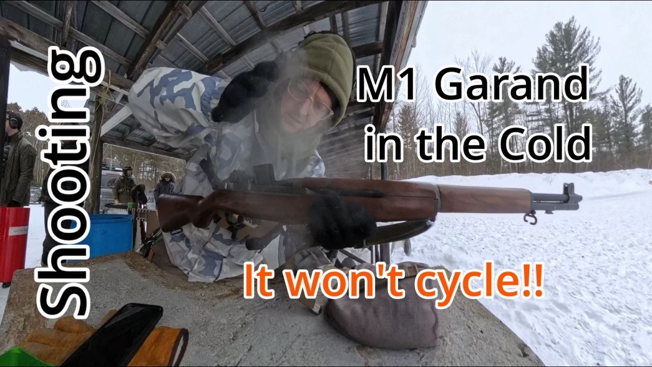 Bolt Action M1 Garand? WW2 Rifle in -35°C (-31°F)