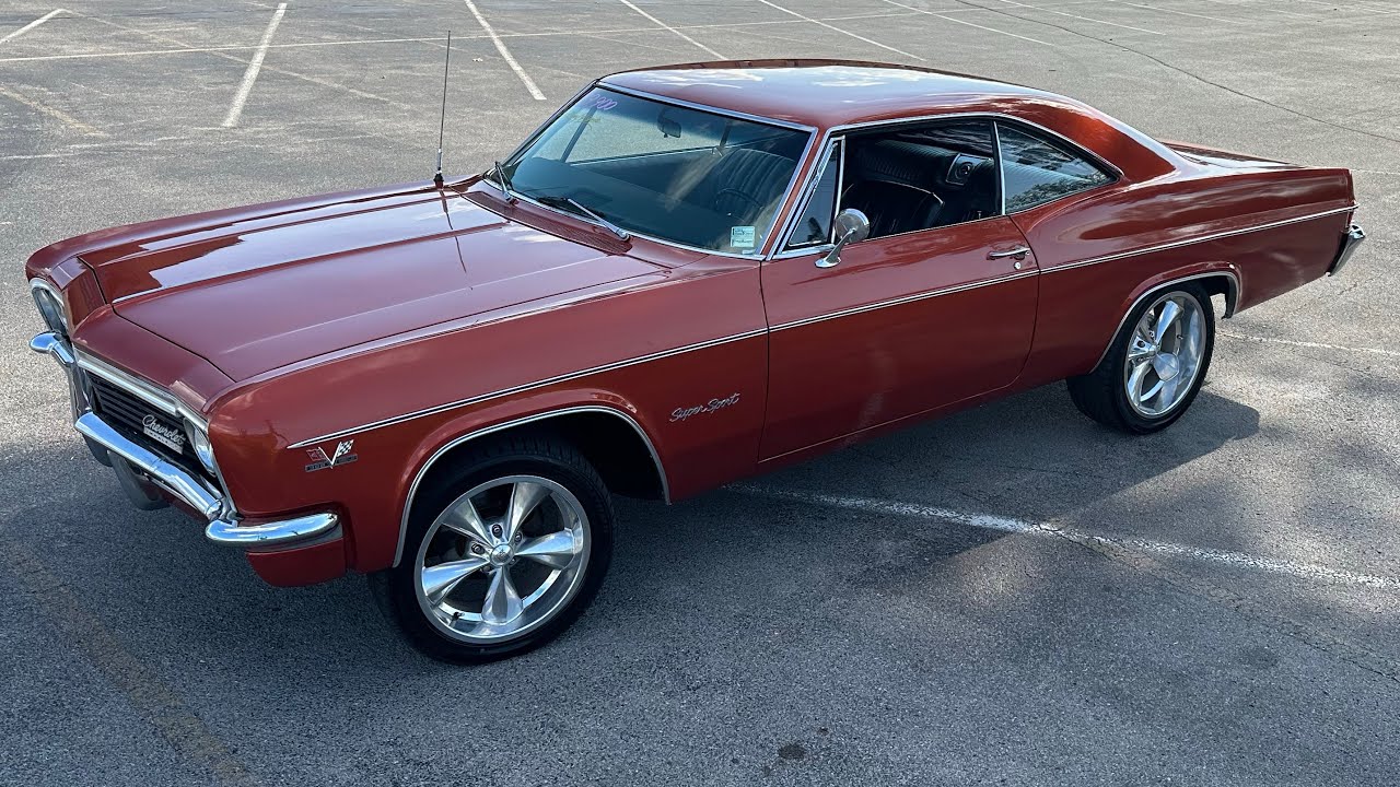 Test Drive 1966 Chevrolet Impala SS 396 V8 4 Speed SOLD $29,900 Maple Motors #2314