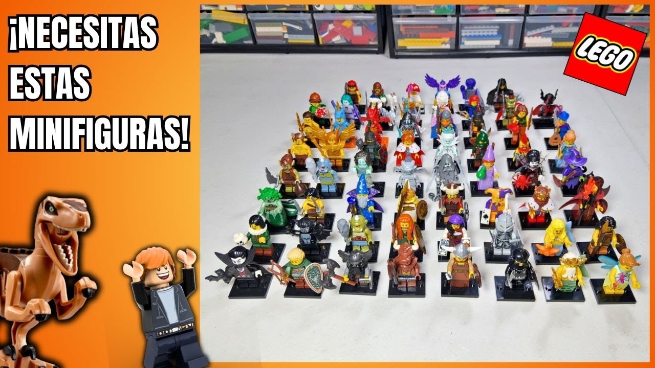 &iexcl;Todas las minifiguras de CASTLE y FANTASIA MEDIEVAL de las series de MINIFIGURAS LEGO!