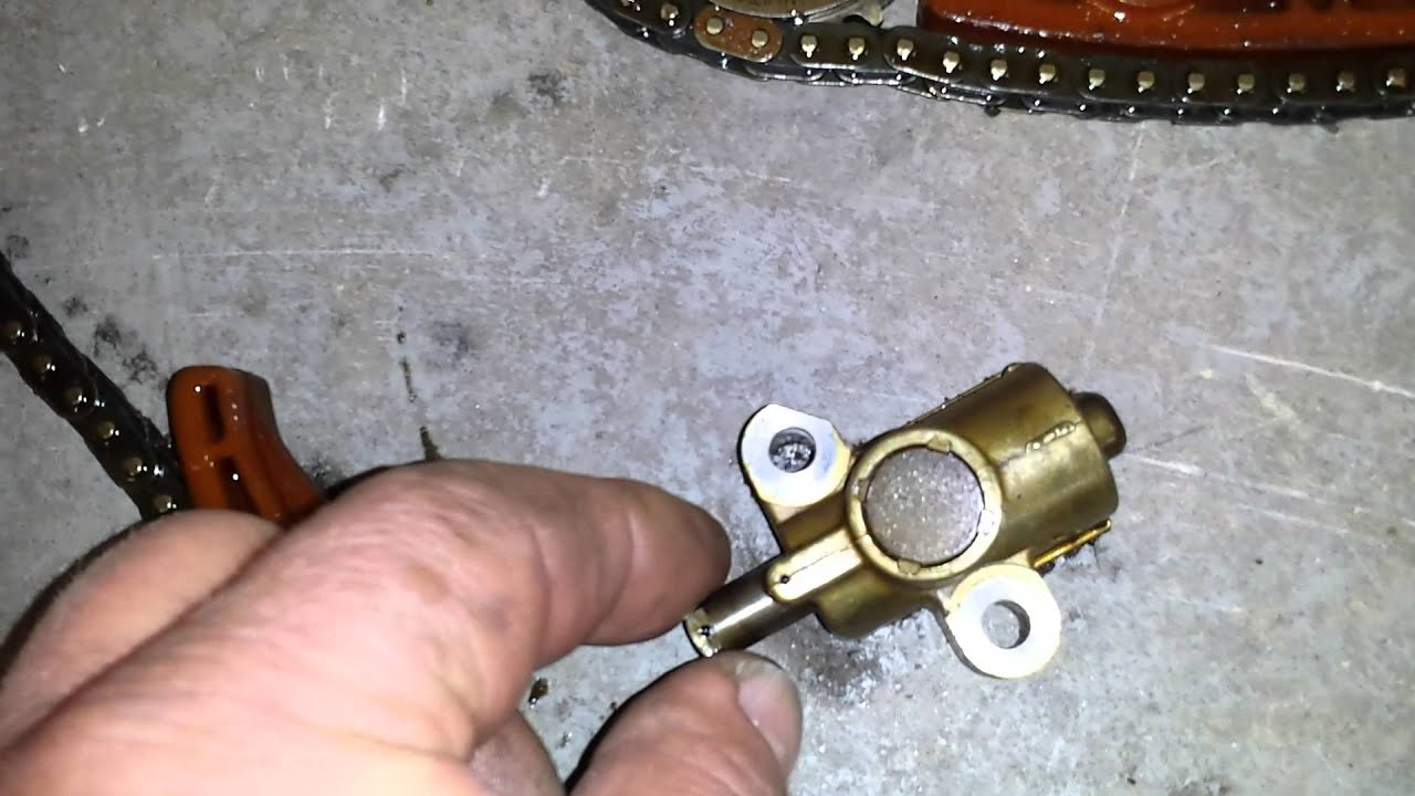2.4 ecotec timing chains off the vehicle