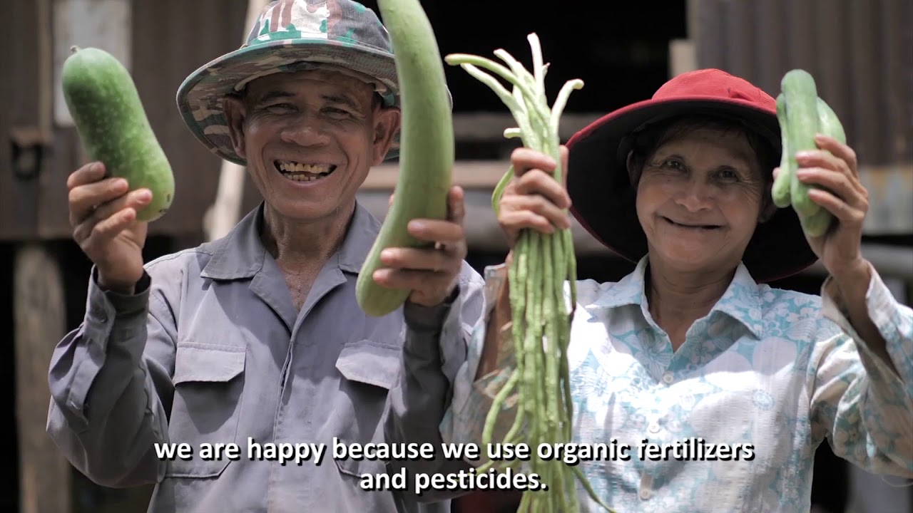 Pratiques agricoles durables au Cambodge avec Louvain Coopération.  (sous-titre: Khmer)