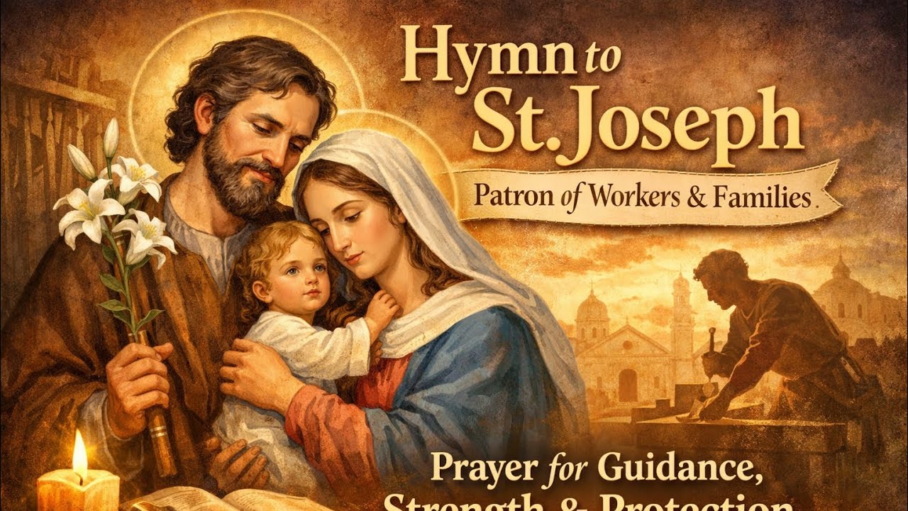 Hymn to St. Joseph – Patron of Workers & Families | Prayer for Guidance, Strength & Protection