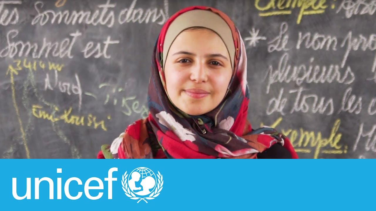 Powerful letter by Syrian refugee and activist Muzoon | UNICEF