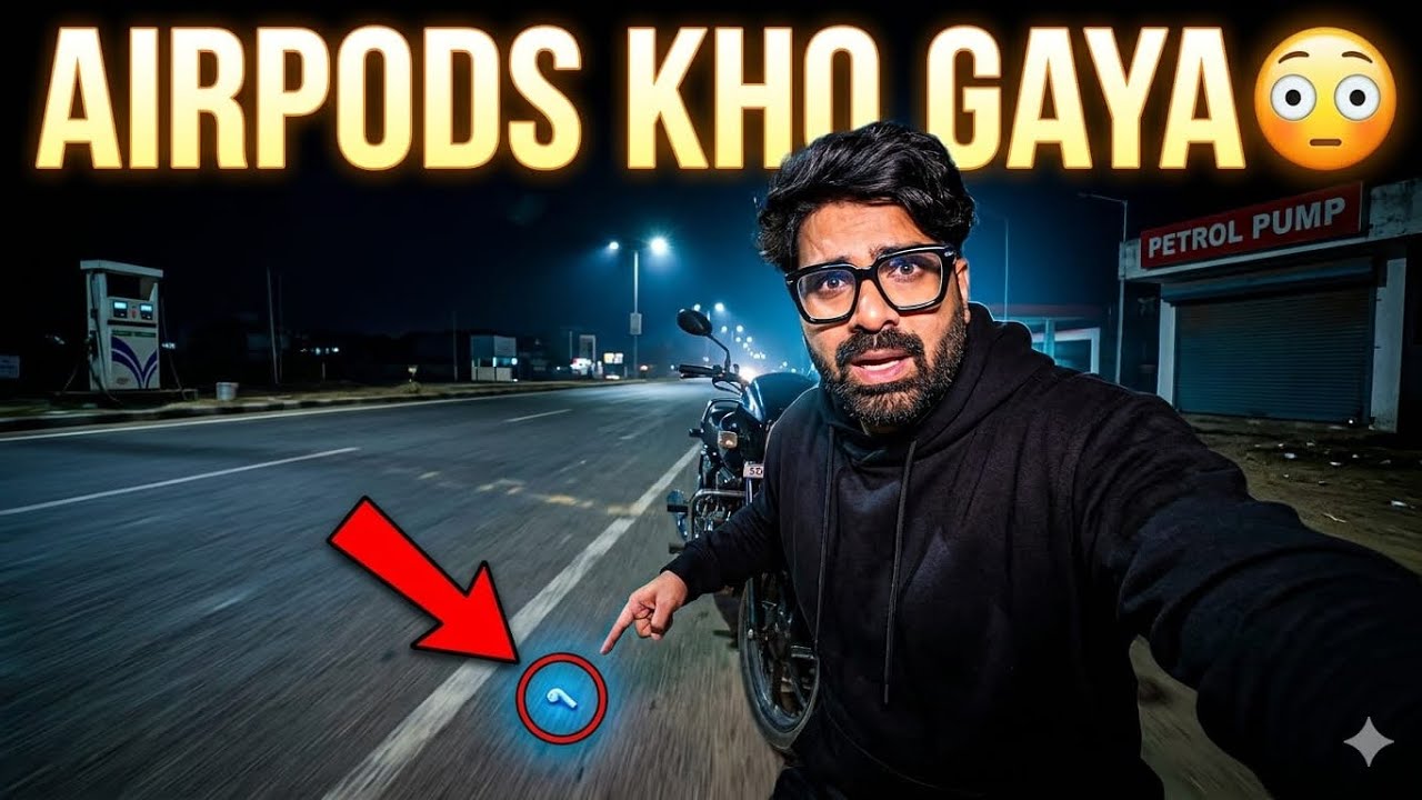 Bike Ride Mein AirPods Kho Gaya 😳 | Night Vlog Part 3