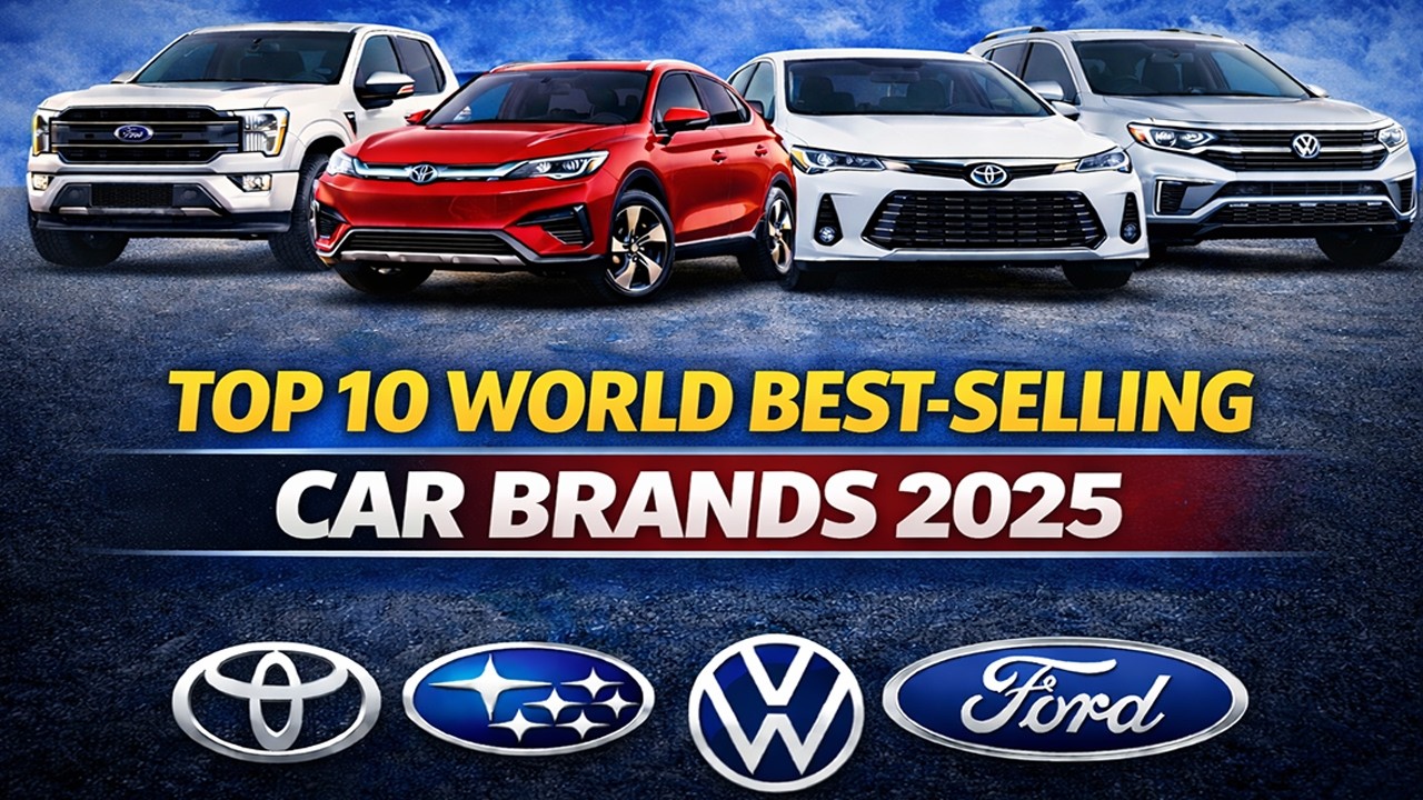 Top 10 Global Car Brands by Sales (2025)