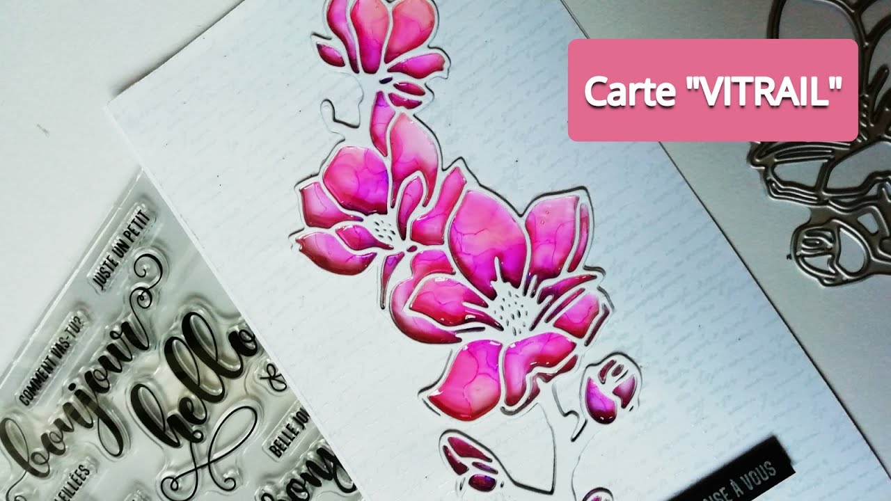 Cartes effet vitrail - Twinmarkers ACTION - Scrapbooking Carterie tutoriels français