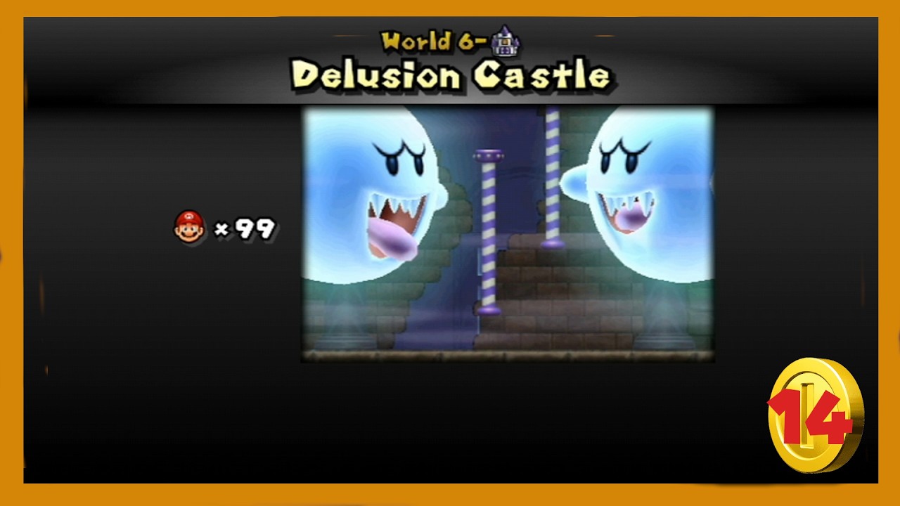 Let's Play Newer Super Mario Bros. Wii Part 14 Das Geisterschloss