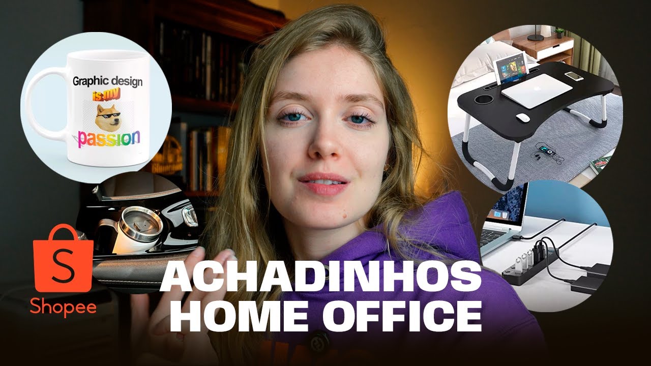 Achados Shopee HOME OFFICE | Transforme seu cantinho de trabalho!
