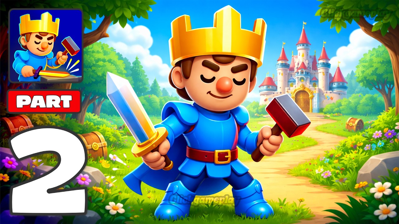 Royal Lands - Save The King - Gameplay Walkthrough Part 2 - Medieval Conquer Kingdom (iOS, Android)