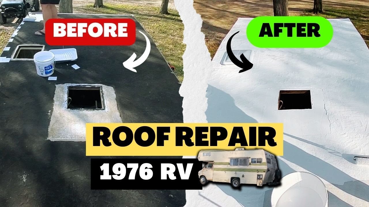 DIY New Roof on 1970's Vintage Camper:  Lifetime Guarantee, Bulletproof RV Roof