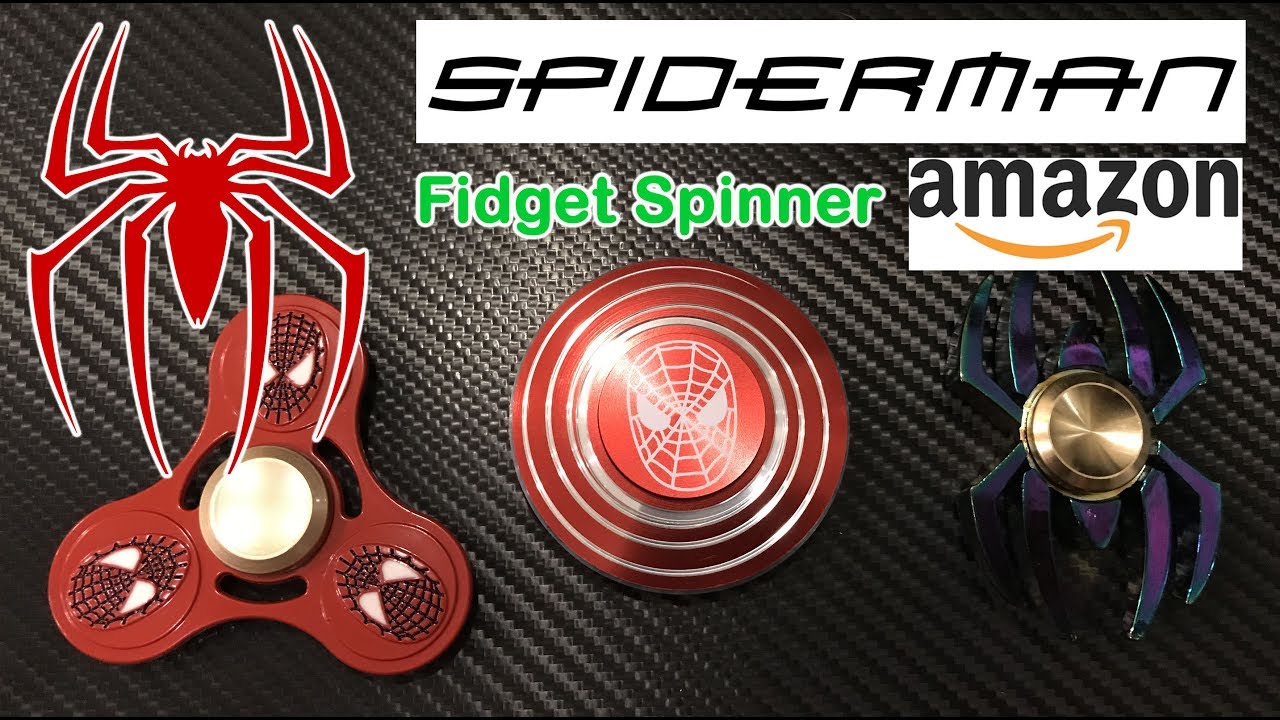 Amazing SpiderMan Rainbow/Disc Fidget Spinner Review on Amazon 2017