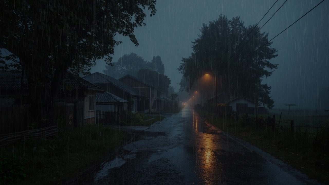 Heavy Rain To Sleep Immediately - ASMR, Rain Sounds For Relaxing Your Mind And Sleep Tonight