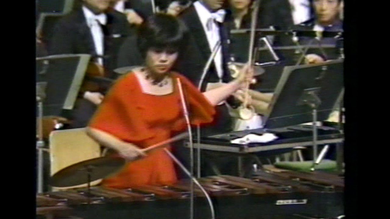 高橋美智子”Oscillation” for Marimba and Orch. Midhiko Takahashi 「オシレーション」/ 松平頼暁 指揮：岩城弘之