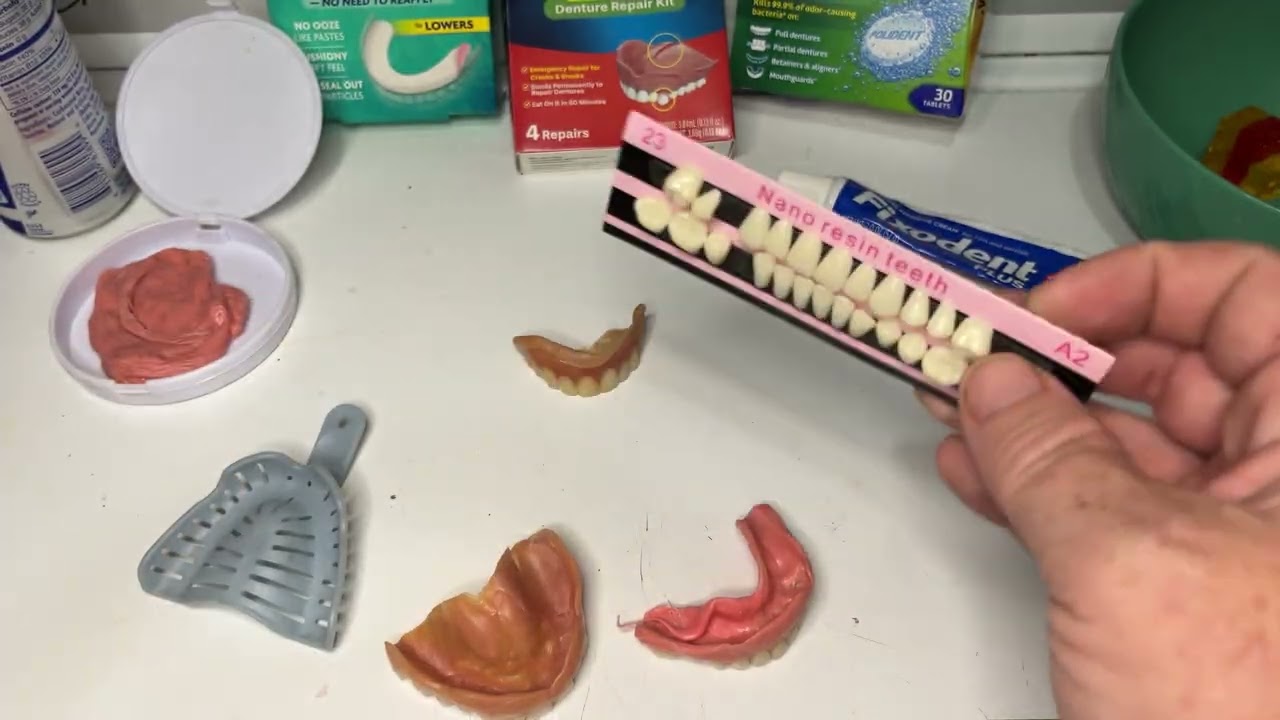 ЛУЧШИЙ набор для самостоятельного изготовления зубных протезов, NOWDENTURE #diydenttures