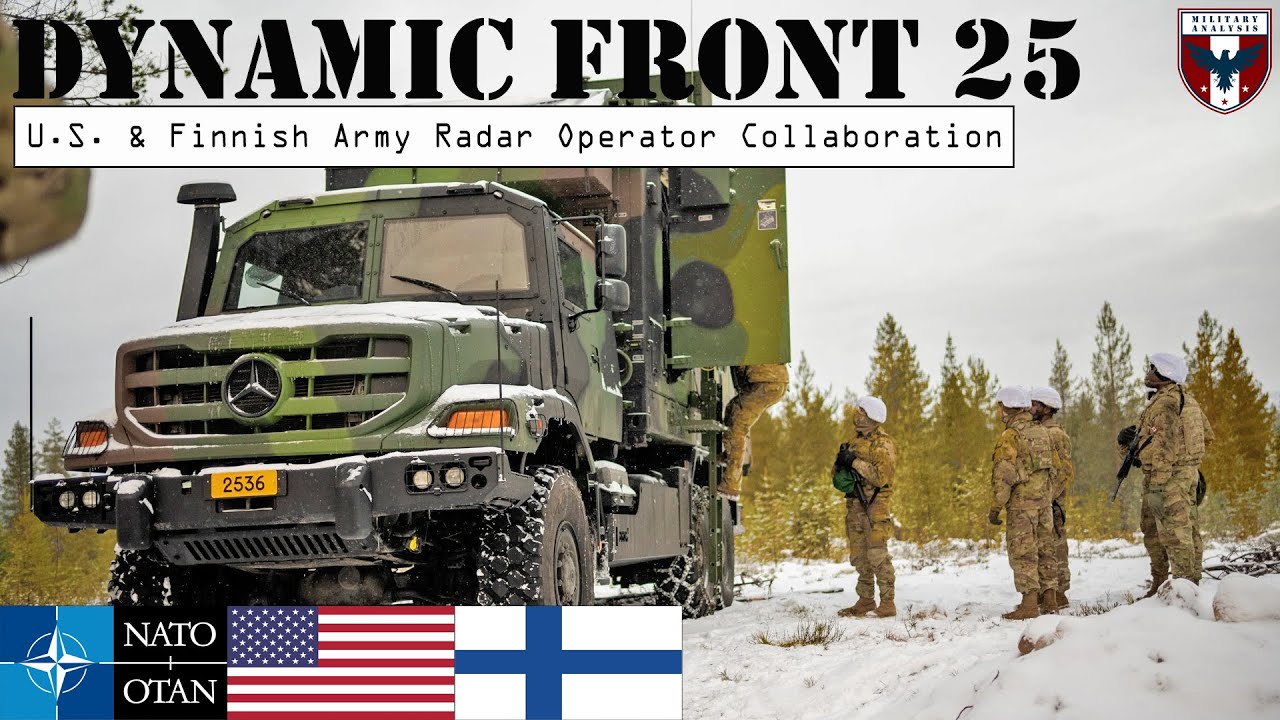 NATO | U.S. Army - Finnish Army Radar Operator Collaboration During Dynamic Front 25