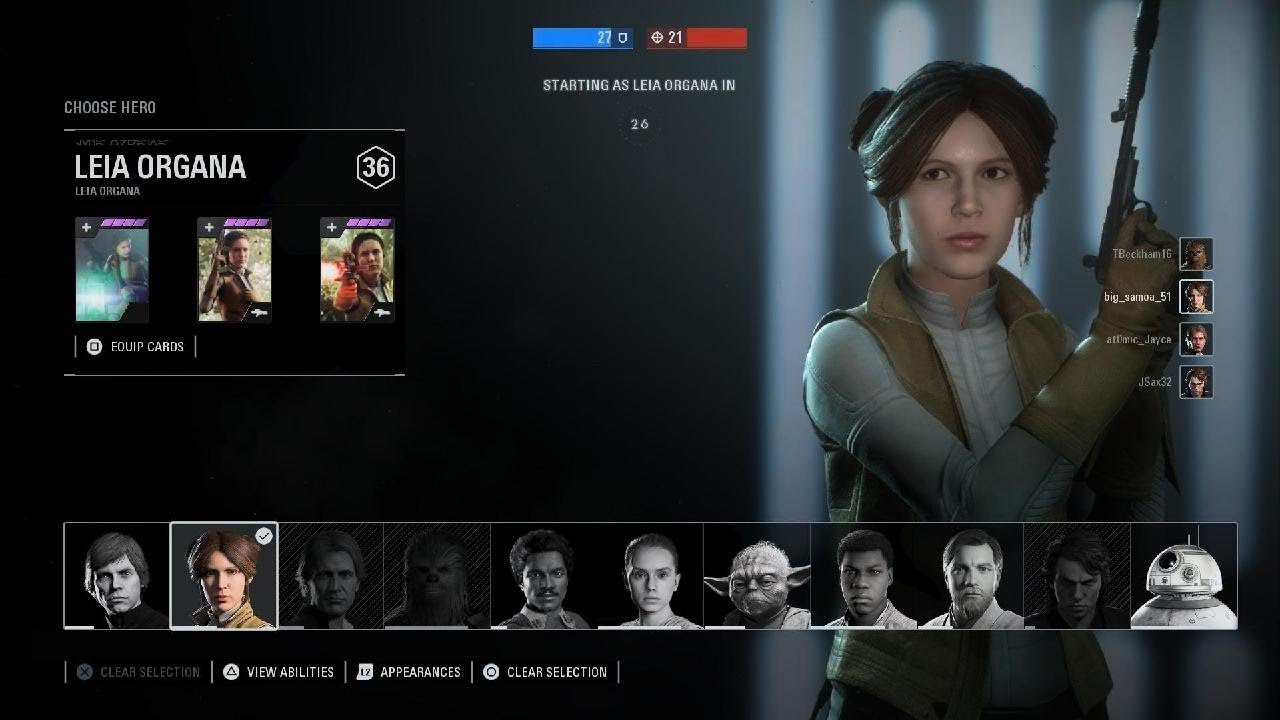STAR WARS Battlefront II Heroes vs. Villains Gameplay(No Commentary)