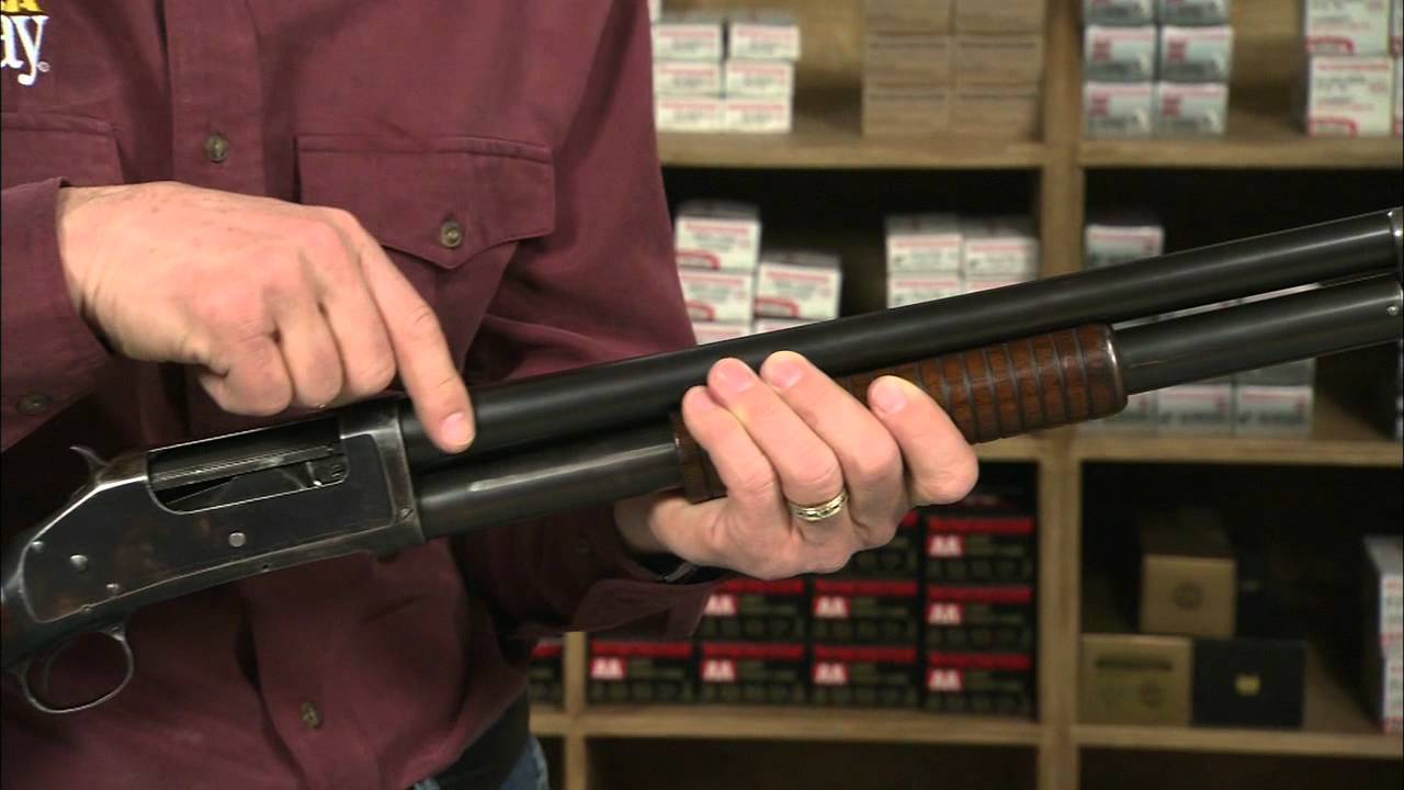 The Winchester Model 1897 Riot Pump Action Shotgun | Gun History | MidwayUSA
