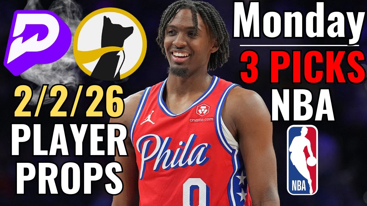 14-4 NBA RUN🔥 PRIZEPICKS UNDERDOG NBA MONDAY 2/2/26 BEST PLAYER PROPS TODAY!!